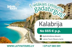 Fantastiski skaistā KALABRIJA! Latvia Tours